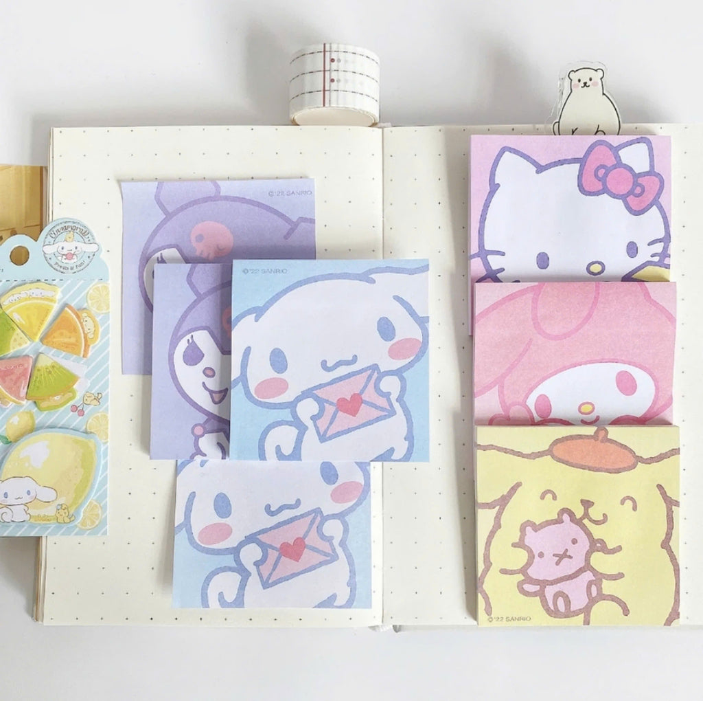 Kawaiimi - post - it notes - Sanrio Study Time Memo Pads - 6