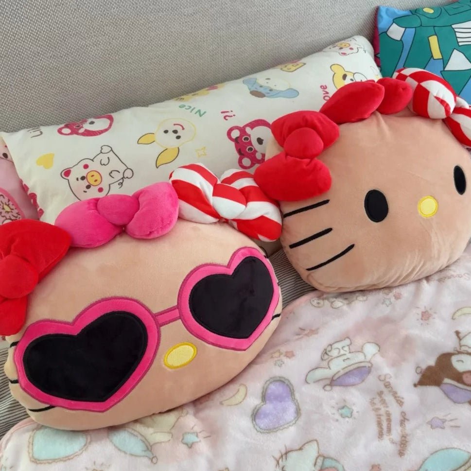 Kawaiimi - indoor chair & sofa cushions - Summer Hello Kitty Plush Cushion - 5