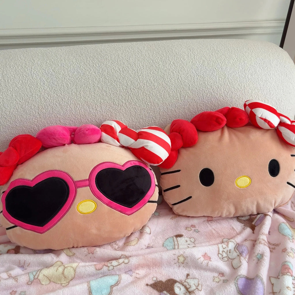 Kawaiimi - indoor chair & sofa cushions - Summer Hello Kitty Plush Cushion - 1