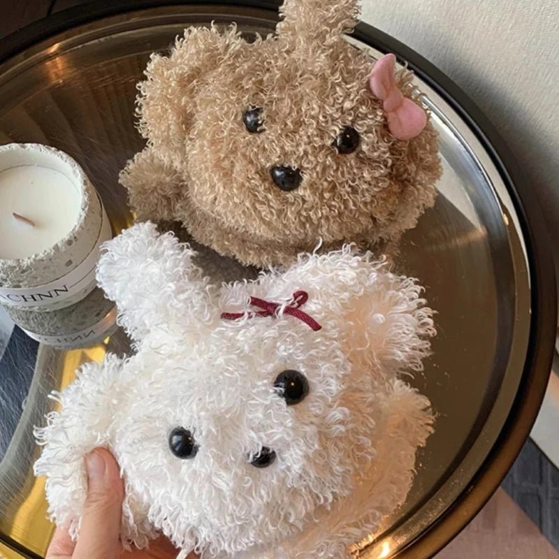 Kawaiimi - winter fur headwear - Winter Fuzzy Puppy Earmuffs - 8