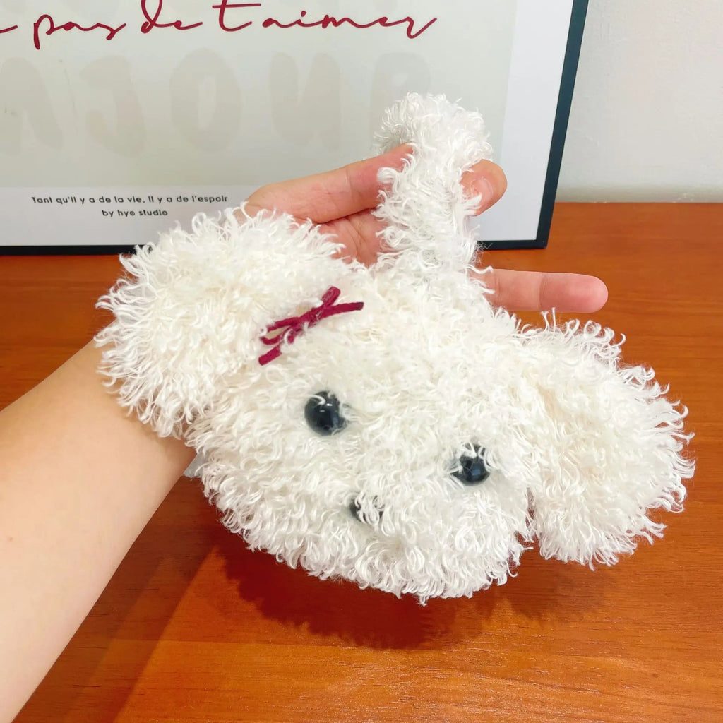Kawaiimi - winter fur headwear - Winter Fuzzy Puppy Earmuffs - 9