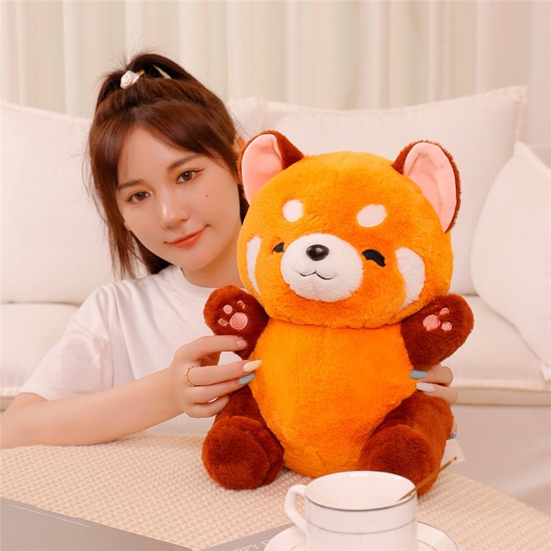 Kawaiimi - plush toys - Aggretsuko Red Panda Anime Plushie - 12