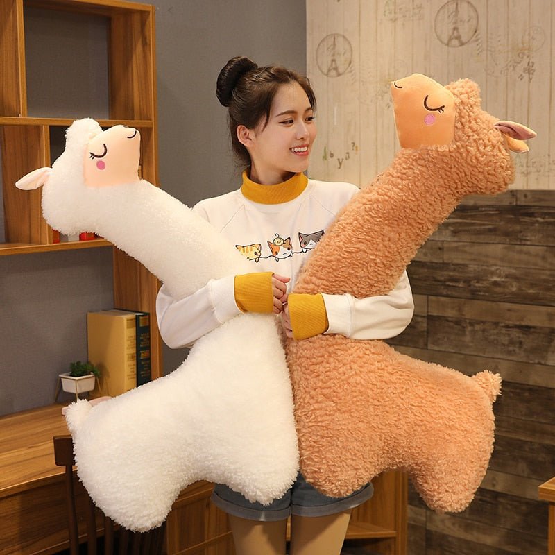 Kawaiimi - plush toys - Alpaca Cuddle Buddy Plush Pillow - 1