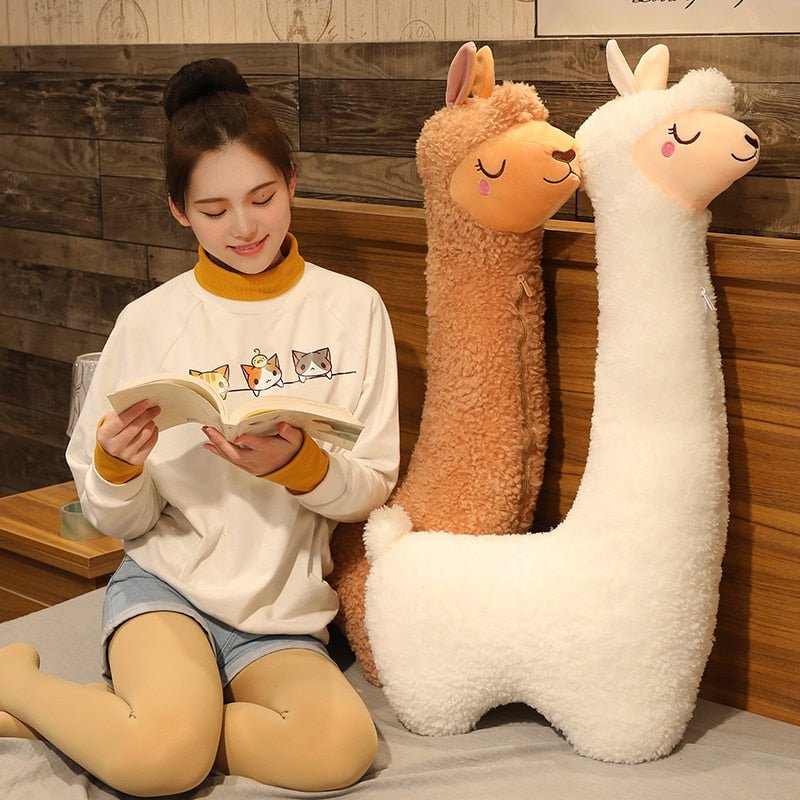 Kawaiimi - plush toys - Alpaca Cuddle Buddy Plush Pillow - 12