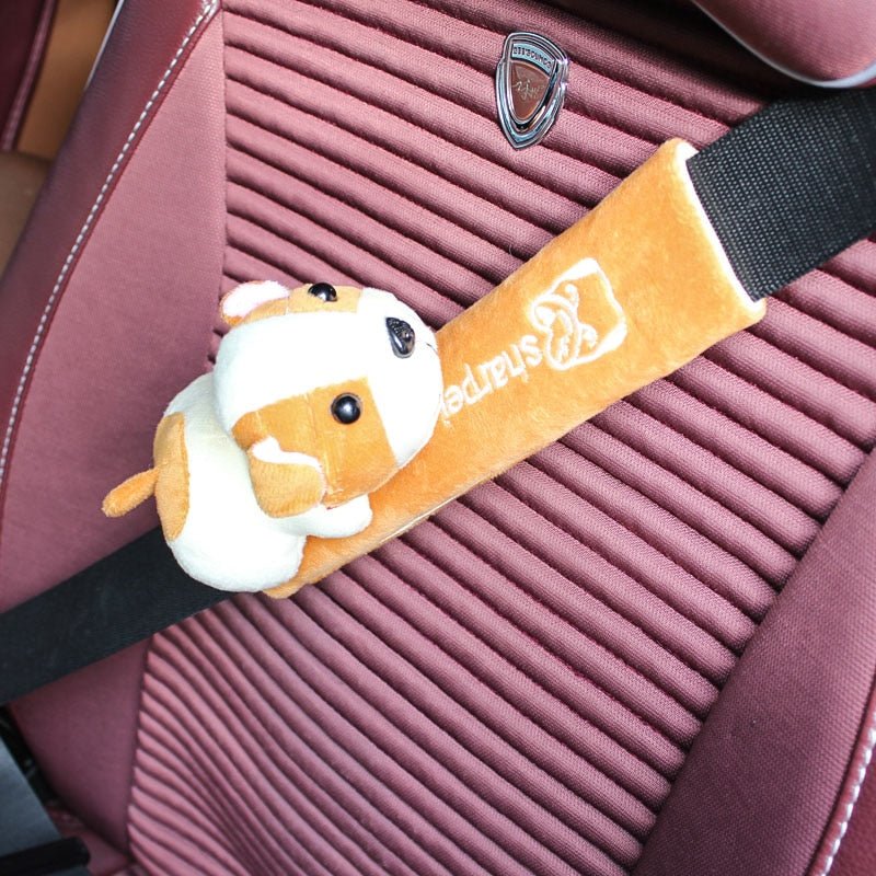 Kawaiimi - car deco & accessories - Animal Pals Seat Belt Covers - 6