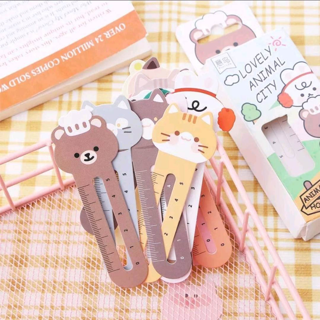 Kawaiimi - school supplies & office supplies - Animalville Cutie Bookmarks Set - 12