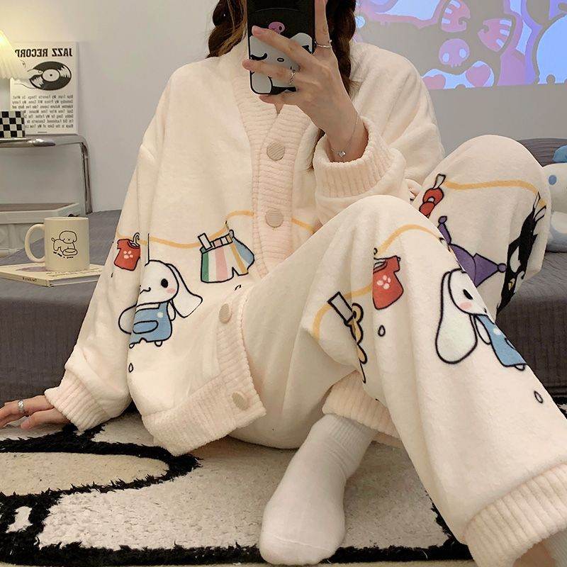 Kawaiimi - mens & womens winter pyjamas - Baby Sanrio Winter Fleece Pajamas - 5