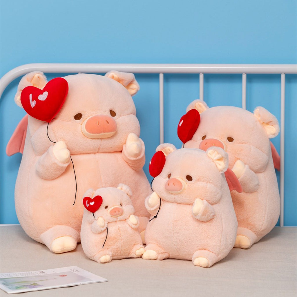 Kawaiimi - best plush toys gift ideas - Balloonbelly Sweetheart Piggy Plush - 5