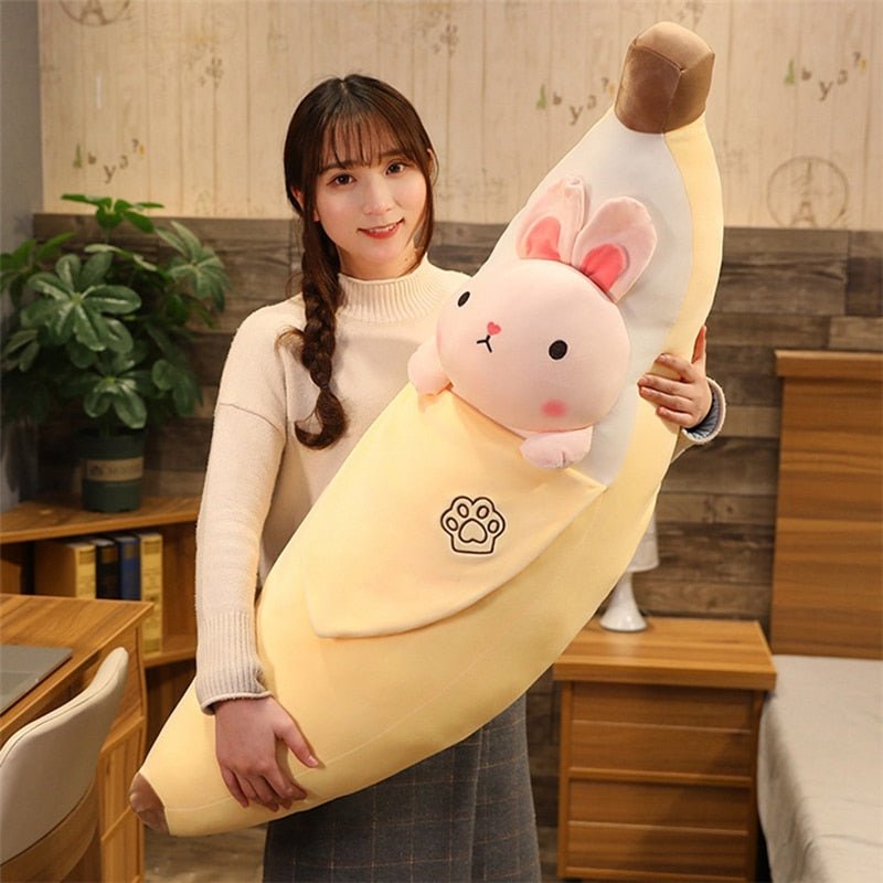 Kawaiimi - plush toys - Banana-Friendly Pet Pillow - 2