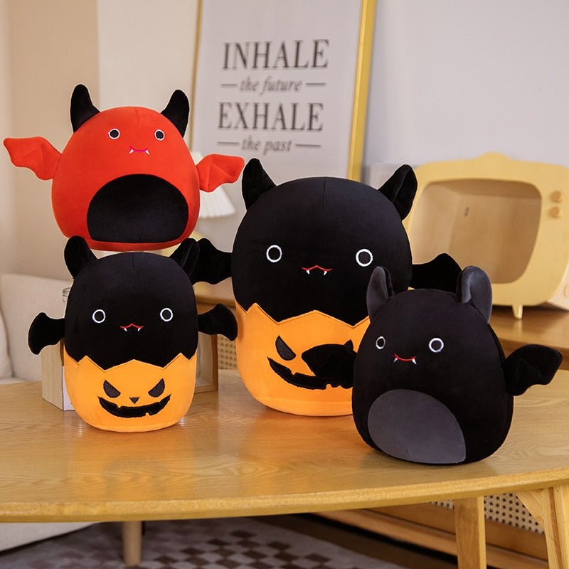 Kawaiimi - spooky & cute gift ideas - Batty Boo Pumpkin Pot Plushie - 1