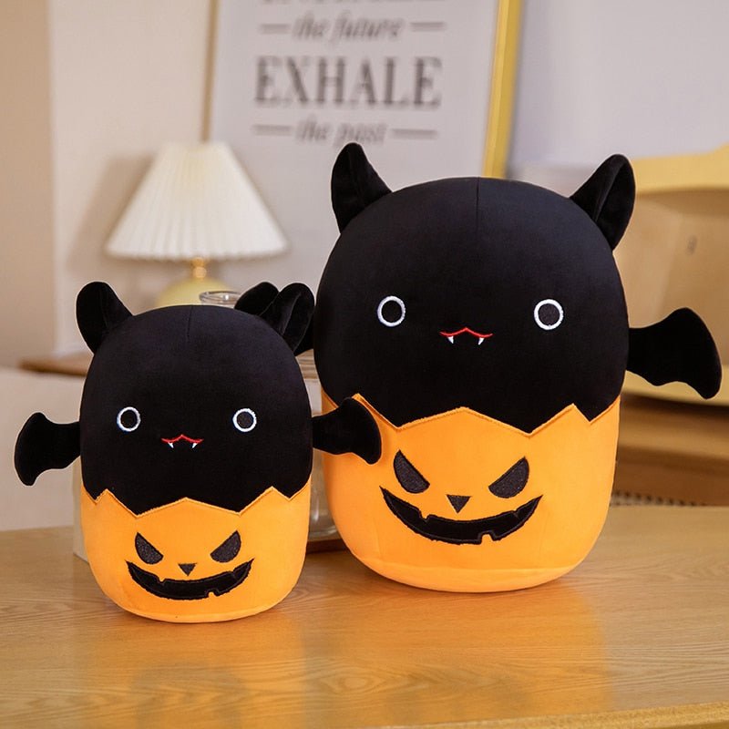 Kawaiimi - spooky & cute gift ideas - Batty Boo Pumpkin Pot Plushie - 9