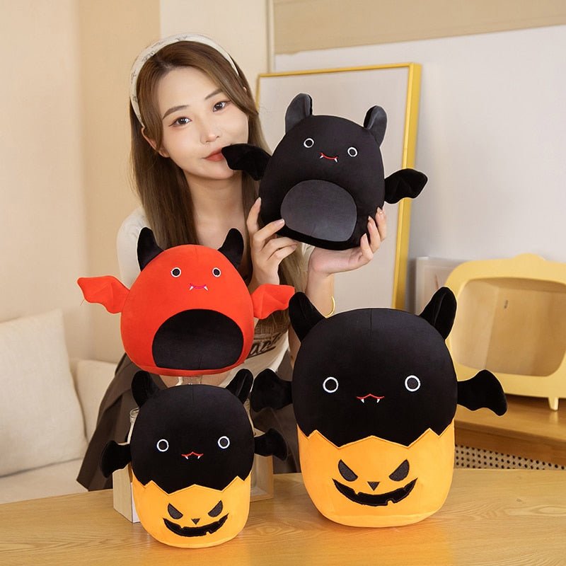 Kawaiimi - spooky & cute gift ideas - Batty Boo Pumpkin Pot Plushie - 10