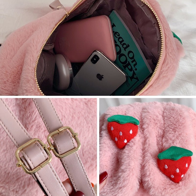 Kawaiimi - apparel and accessories - Berry Bunny Backpack - 9
