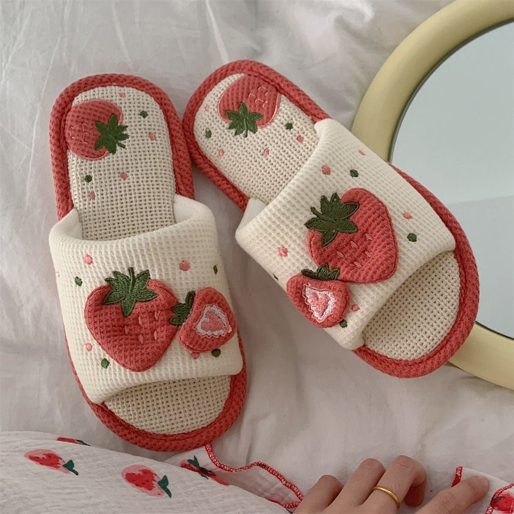 Kawaiimi - flip-flops, shoes & slippers for women - Berrylicious Home Slippers - 1