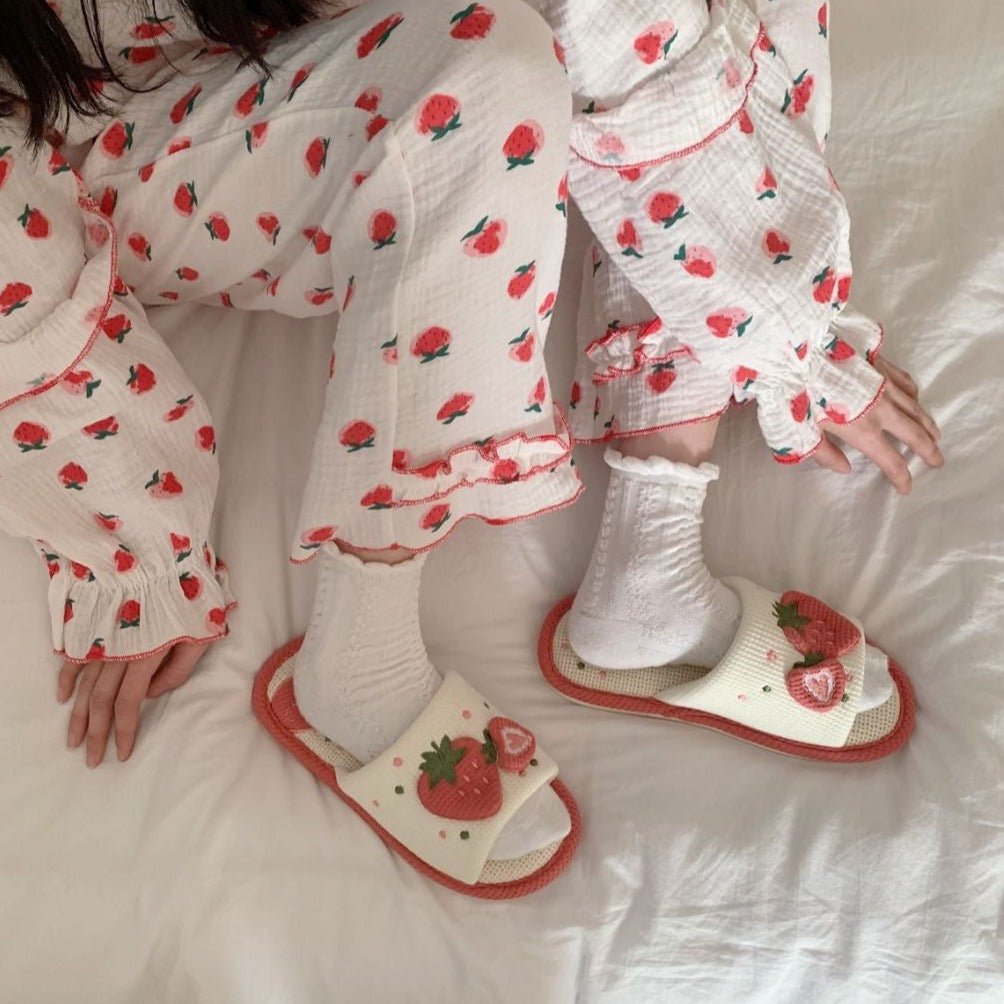 Kawaiimi - flip-flops, shoes & slippers for women - Berrylicious Home Slippers - 5