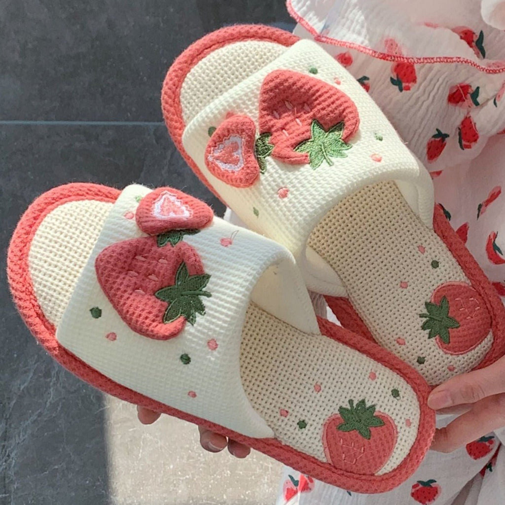 Kawaiimi - flip-flops, shoes & slippers for women - Berrylicious Home Slippers - 3