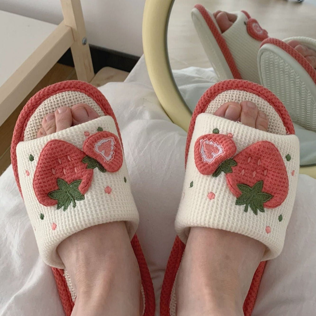 Kawaiimi - flip-flops, shoes & slippers for women - Berrylicious Home Slippers - 8