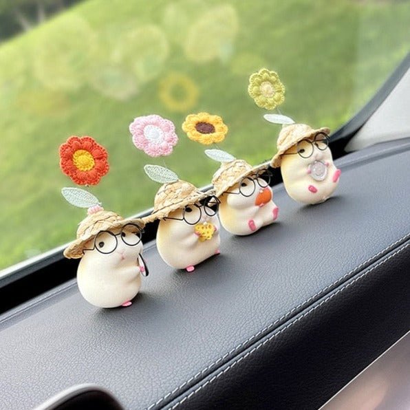 Kawaiimi - car decor & accessories - Blossom Hamster Car Ornaments - 12