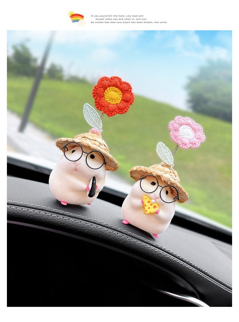 Kawaiimi - car decor & accessories - Blossom Hamster Car Ornaments - 18