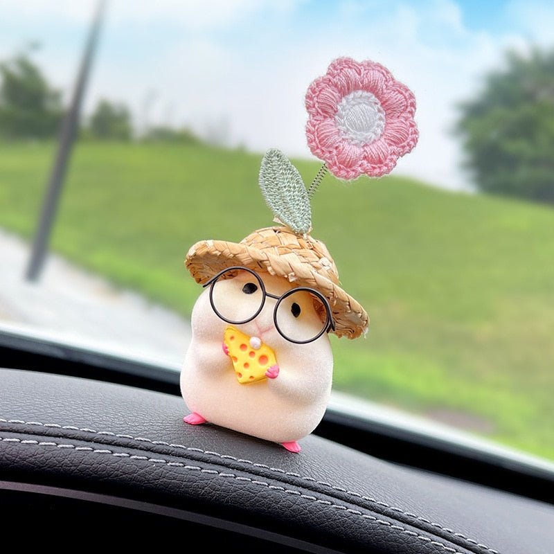 Kawaiimi - car decor & accessories - Blossom Hamster Car Ornaments - 2