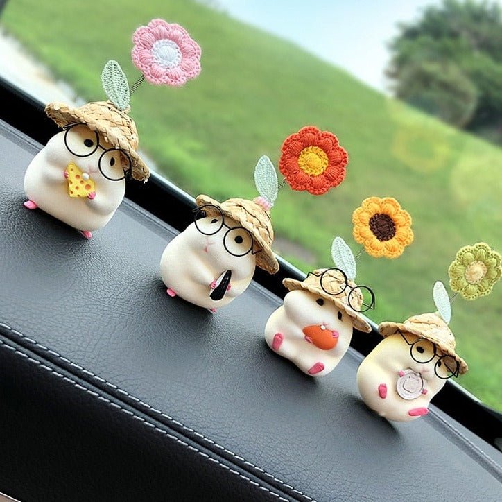 Kawaiimi - car decor & accessories - Blossom Hamster Car Ornaments - 11