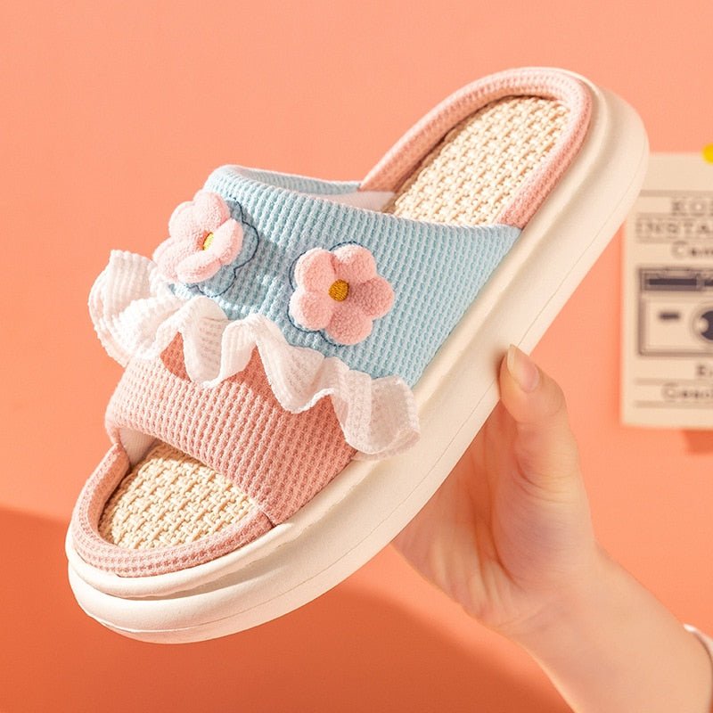 Kawaiimi - flip-flops, shoes & slippers for women - Blossom Princess Slippers - 4