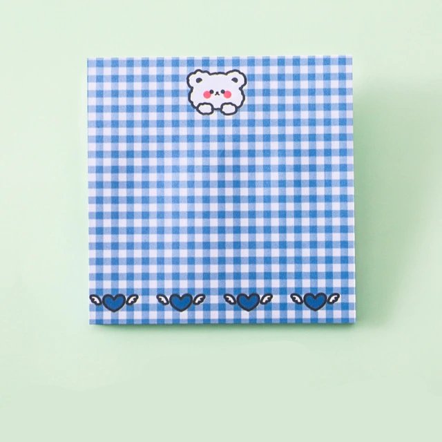 Kawaiimi - stationery - Blue Bear Memo Pad - 11