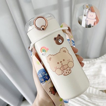 Kawaiimi - accessories - Bubble Bear & Bunny Water Flask - 4