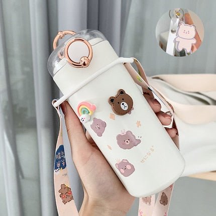 Kawaiimi - accessories - Bubble Bear & Bunny Water Flask - 3