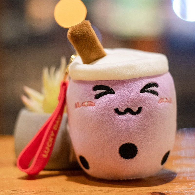 Kawaiimi - accessories - Bubble Milk Tea Plush Bag Charm - 15