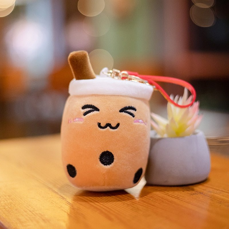 Kawaiimi - accessories - Bubble Milk Tea Plush Bag Charm - 18