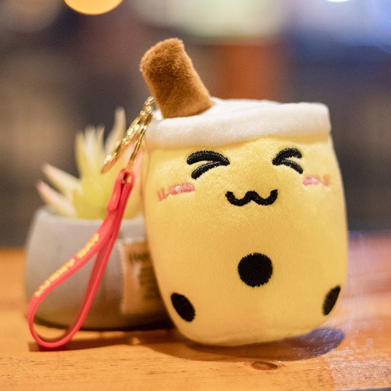 Kawaiimi - accessories - Bubble Milk Tea Plush Bag Charm - 14