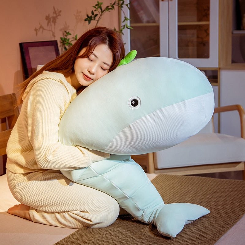 Kawaiimi - plush toys - Bubble Whale Plush Pillow - 8