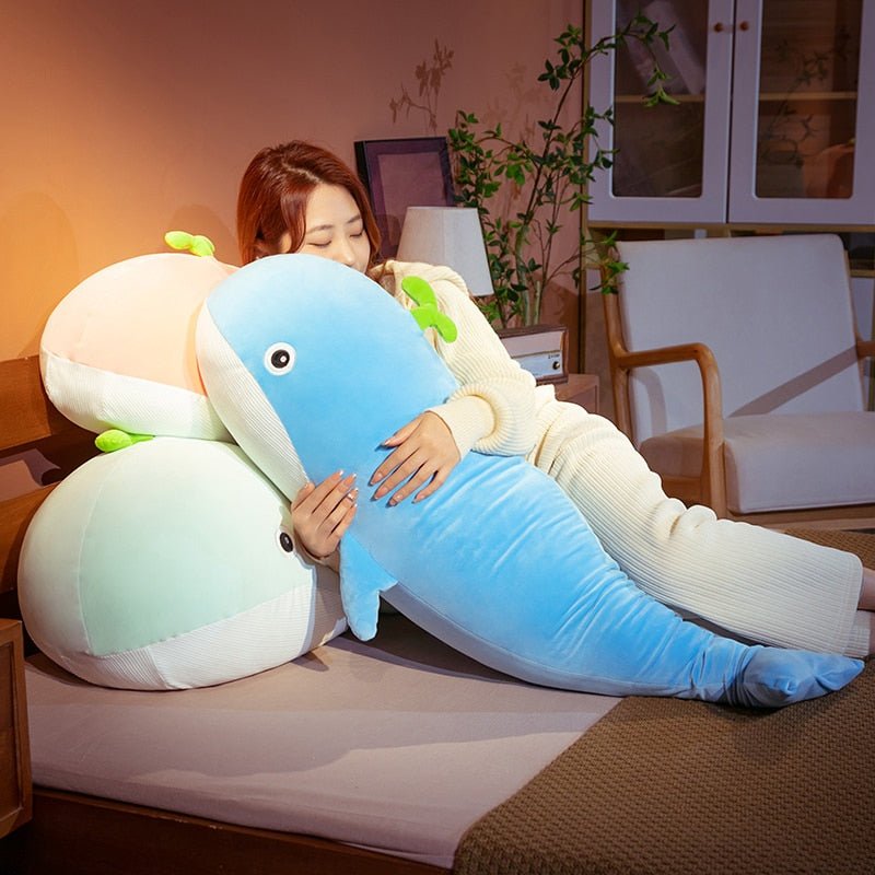 Kawaiimi - plush toys - Bubble Whale Plush Pillow - 6
