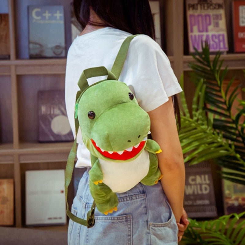 Kawaiimi - outdoor adventure accessories - Bubblesaurus Plush Backpack - 1