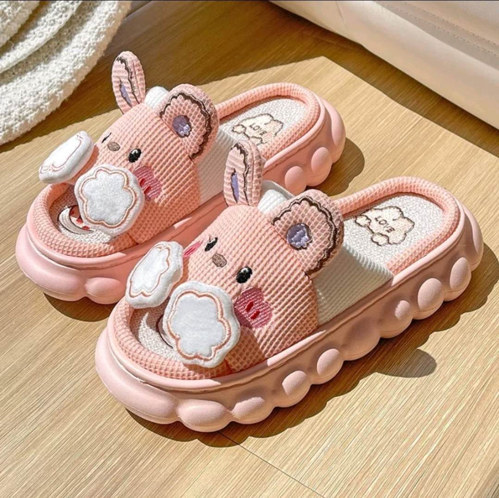 Kawaiimi - flip-flops, shoes & slippers for women - Bunny Boo Slippers - 1