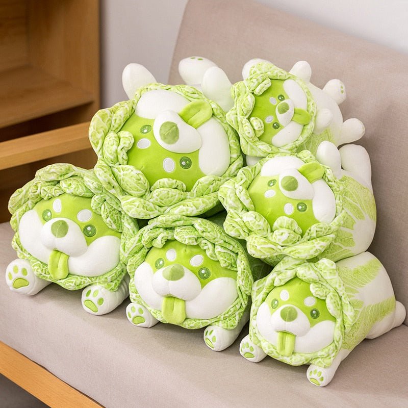 Kawaiimi - plush toys - Cabbage Shiba Inu Plush - 7