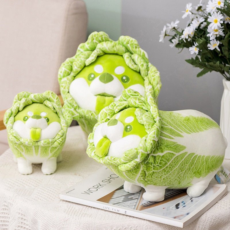 Kawaiimi - plush toys - Cabbage Shiba Inu Plush - 1