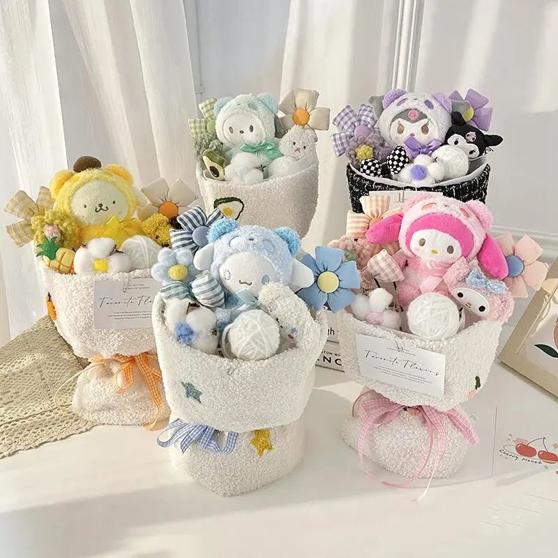 Kawaiimi - most amazing & cute gift ideas - Candyheart Sanrio Plush Bouquet - 1