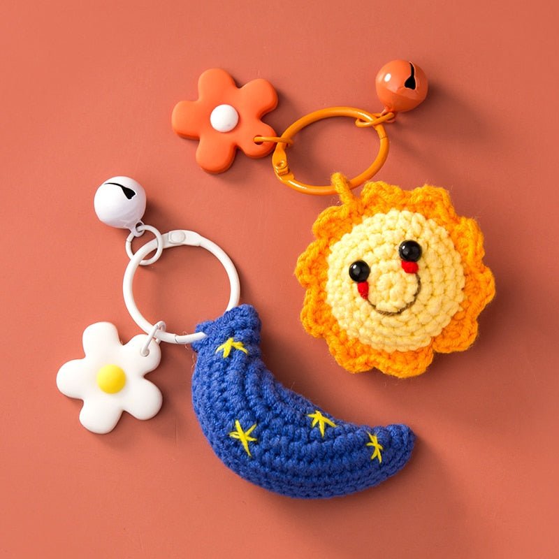 Kawaiimi - accessories, keyholders & bag charms - Celestial Knitted Keychains - 2