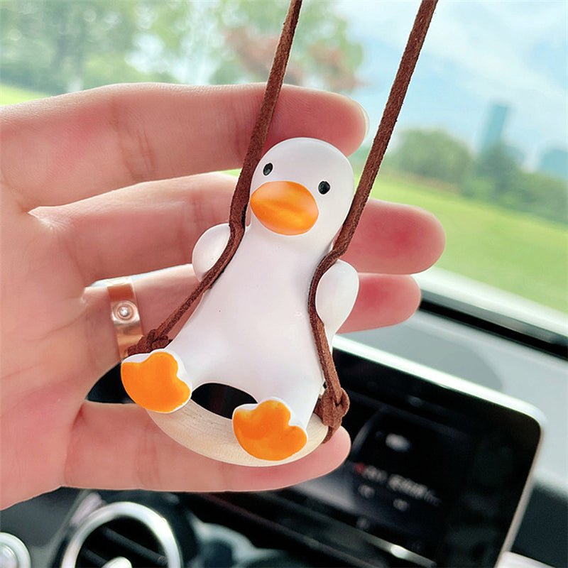 Kawaiimi - car care & accessories - Chic Duck Swing Ornament - 4