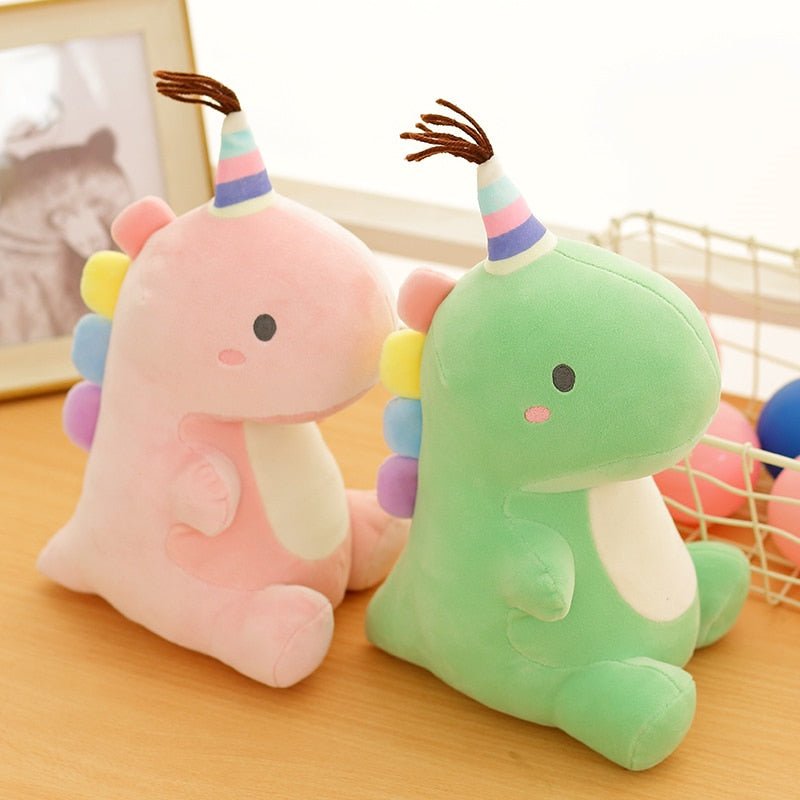 Kawaiimi - plush toys - Colorful-Spikes Dinosaur Plush - 1