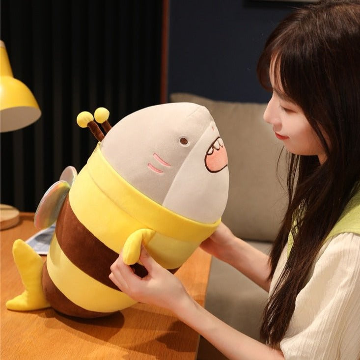 Kawaiimi - plush toys - Cute Bee Shark Plushie - 10