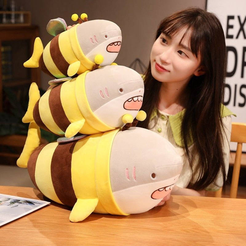 Kawaiimi - plush toys - Cute Bee Shark Plushie - 2