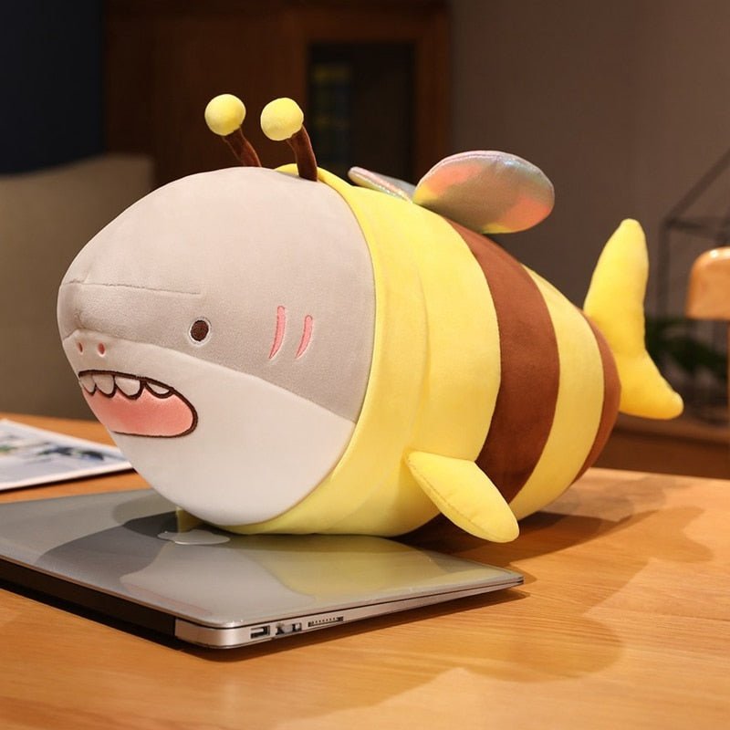 Kawaiimi - plush toys - Cute Bee Shark Plushie - 1