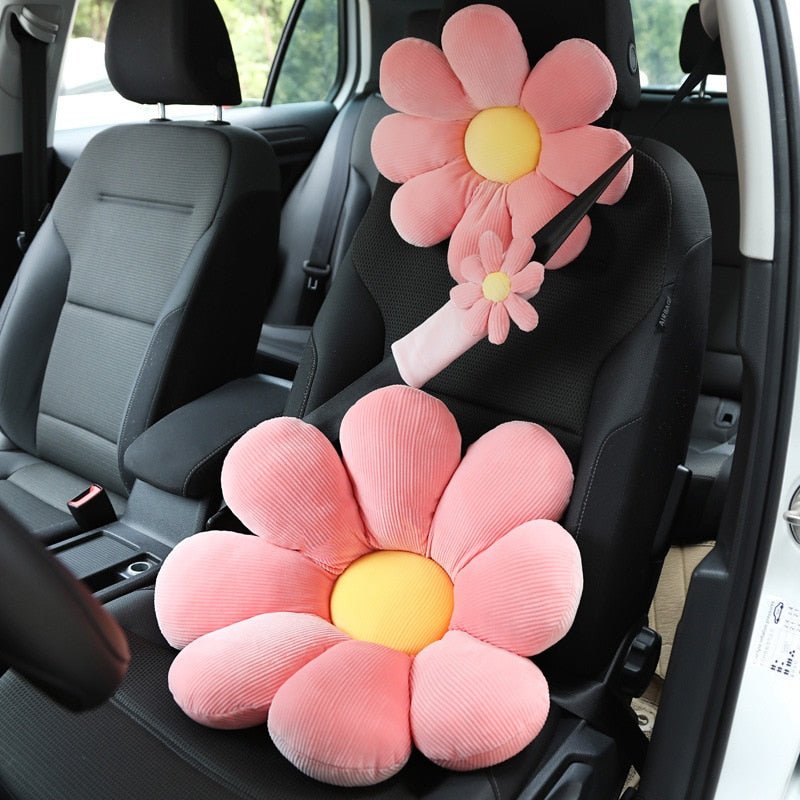 Kawaiimi - car deco & accessories - Daisy Gardenia Car Cushions - 1