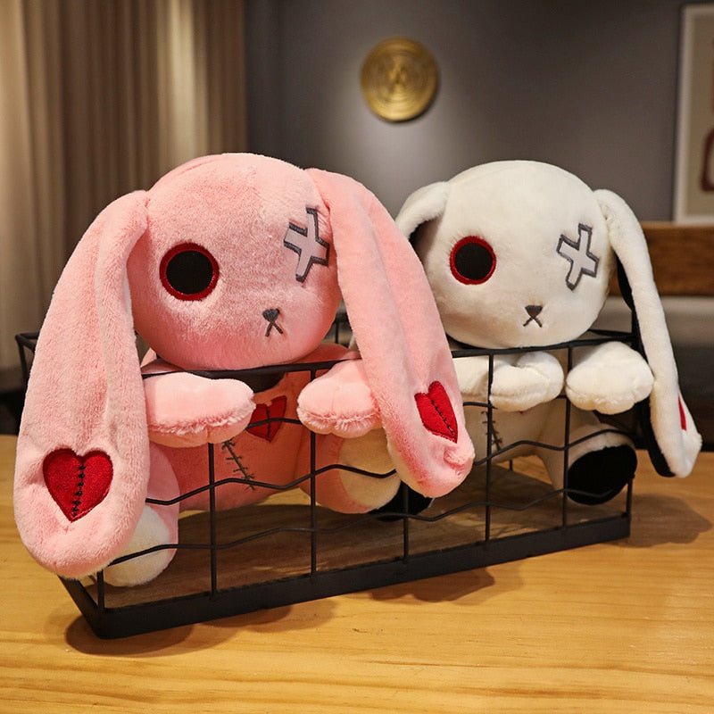 Kawaiimi - spooky & cute gift ideas - Dark Gothic Bunny Plushie - 1