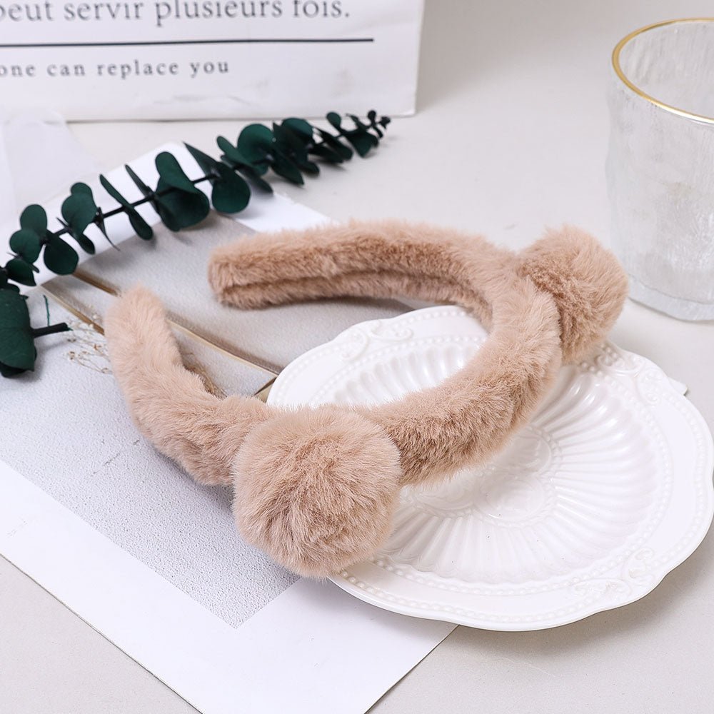 Kawaiimi - hairclips, hair hoops & barrettes - Fluffy Bear Headband - 10