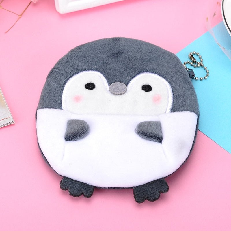 Kawaiimi - apparel & accessories - Fluffy Penguin Coin Purse - 2