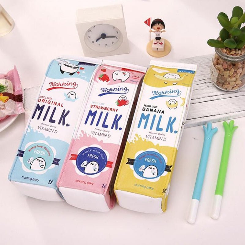 Kawaiimi - stationery - Fresh Milk Carton Pencil Case - 12